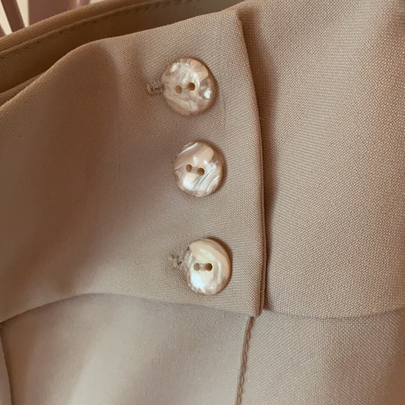 SOLD Suzy shier cream dress pants - Picture 2 of 3